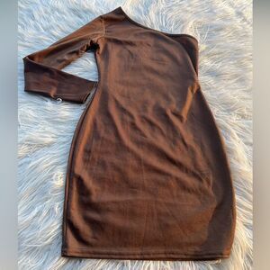 PrettyLittleThing💫 Brown Bodycon Dress💫sz4